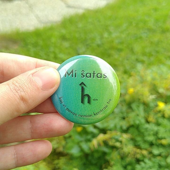 Pins - Mi ŝatas ĥ-on (J'aime la lettre ĥ)