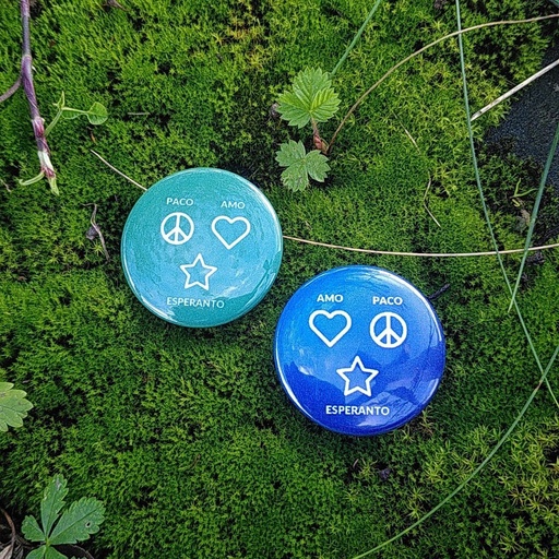 Pins - Paco Amo Esperanto (Paix Amour espéranto)