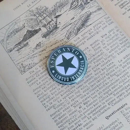 Pins - Esperanta Stelo - Lingvo Internacia (langue internationale